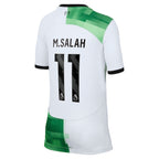 Mohamed Salah Liverpool Nike Youth 2023/24 Away Replica Player Jersey - White