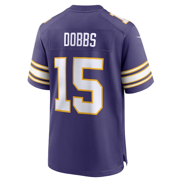 Joshua Dobbs Minnesota Vikings Nike Alternate Game Jersey - Purple
