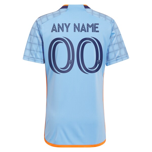New York City FC adidas 2024 The Interboro Kit Replica Custom Jersey - Light Blue