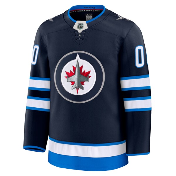 Winnipeg Jets  Home Premium Custom Jersey - Navy/White