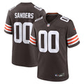 Shedeur Sanders Cleveland Browns Nike 2025 NFL Draft Game Jersey - Brown/White