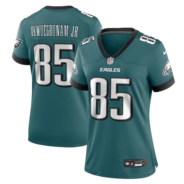 Albert Okwuegbunam Jr. Philadelphia Eagles Nike Women's Team Game Jersey - Midnight Green