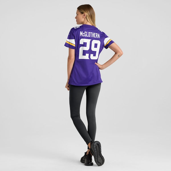 Dwight McGlothern Minnesota Vikings Nike Women's  Game Jersey -  Purple