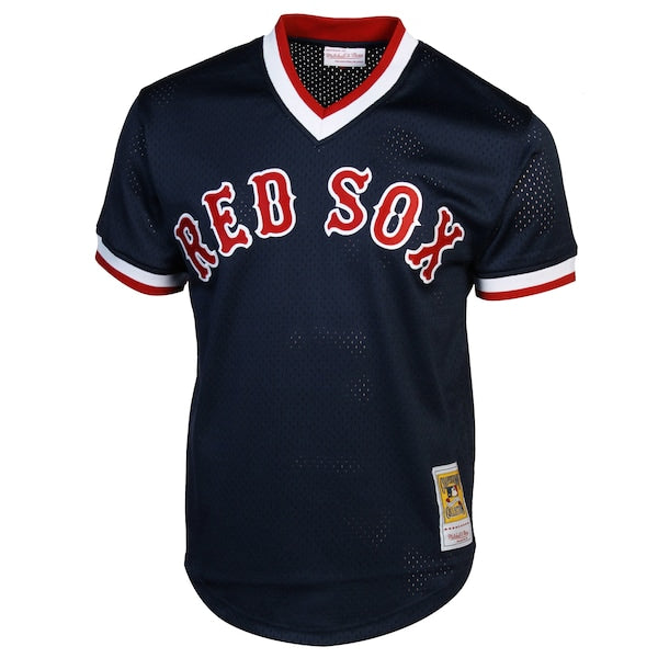 Wade Boggs Boston Red Sox 1992 Authentic Cooperstown Collection Batting Practice Jersey - Navy Blue