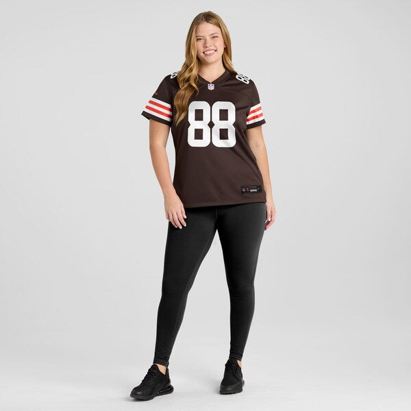 Jordan Akins Cleveland Browns Nike Women's  Game Jersey -  Brown