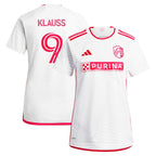 João Klauss St. Louis City SC adidas Women's 2024 The Confluence Kit Replica Player Jersey - White