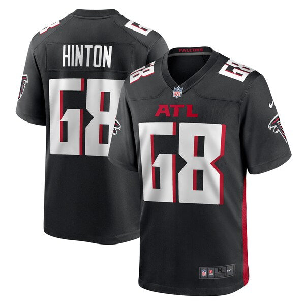 Kyle Hinton Atlanta Falcons Nike Team Game Jersey -  Black