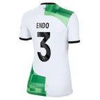 Wataru Endō Liverpool Nike Women's 2023/24 Away Stadium Replica Player Jersey – White