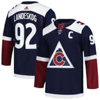 Gabriel Landeskog Colorado Avalanche adidas Alternate Primegreen Authentic Player Jersey - Navy/Burgundy