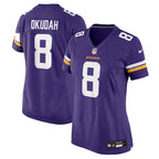 Jeff Okudah Minnesota Vikings Nike Women's Team Game Jersey -  Purple