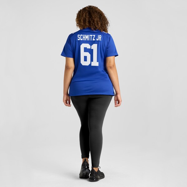 John Michael Schmitz Jr. New York Giants Nike Women's  Game Jersey -  Royal