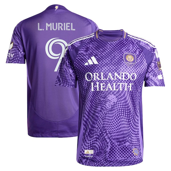 Luis Muriel Orlando City SC adidas 2025 Perfect Storm Authentic Player Jersey - Purple