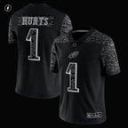 Jalen Hurts Philadelphia Eagles Nike RFLCTV Limited Jersey - Black