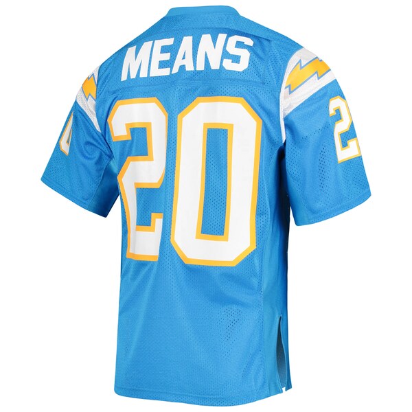Natrone Means Los Angeles Chargers 1994 Authentic Throwback Retired Player Jersey - Powder Blue