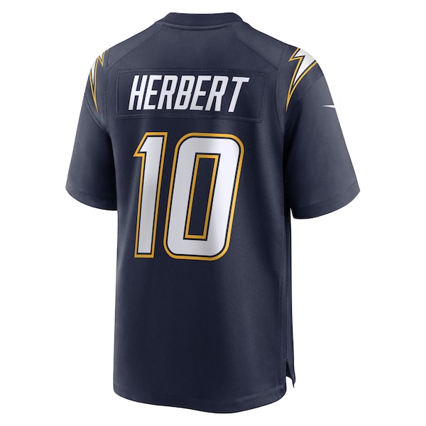 Justin Herbert Los Angeles Chargers Nike Alternate Super Chargers Game Player Jersey - Navy/Powder Blue/Gold