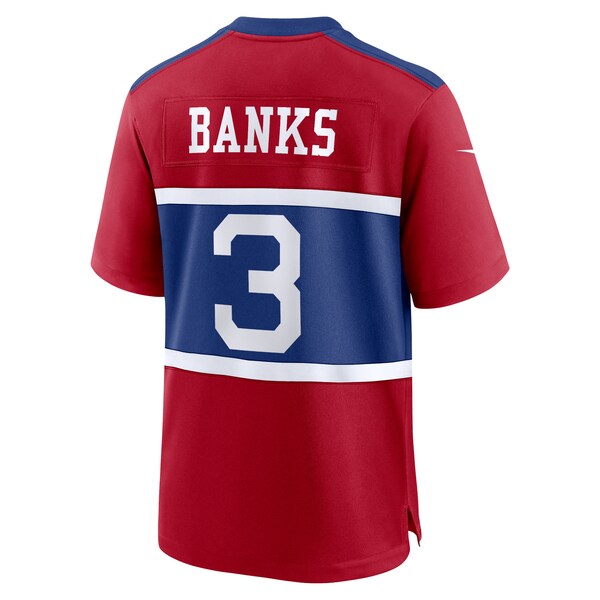 Deonte Banks New York Giants Nike Youth Alternate Player Game Jersey - Century Red