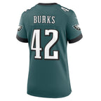 Oren Burks Philadelphia Eagles Nike Women's  Game Jersey - Midnight Green