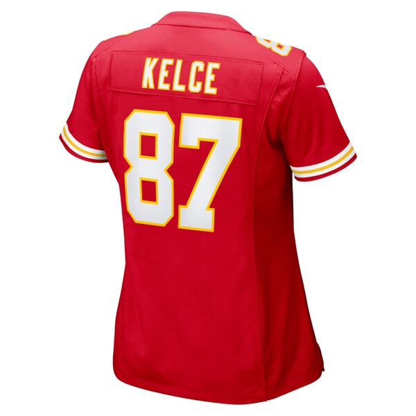 Travis Kelce Kansas City Chiefs Nike Women's Super Bowl LVII Patch Game Jersey - Red