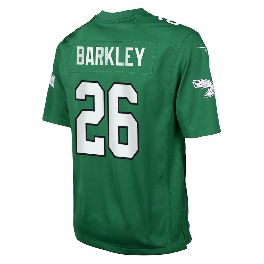 Saquon Barkley Philadelphia Eagles Nike Youth Alternate Game Jersey -  Kelly Green