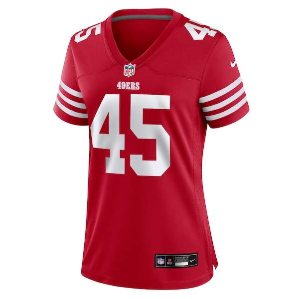 Demetrius Flannigan-Fowles San Francisco 49ers Nike Women's  Game Jersey -  Scarlet