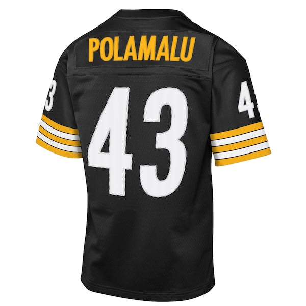 Troy Polamalu Pittsburgh Steelers  Youth 2005 Throwback Fashion Jersey - Black