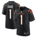 Ja'Marr Chase Cincinnati Bengals Nike Game Jersey - Black