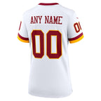 Women's Nike Washington Commanders Super Bowl Era Custom Game Jersey - White/Burgundy