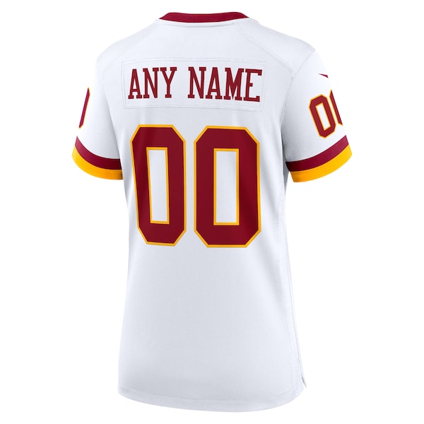 Women's Nike Washington Commanders Super Bowl Era Custom Game Jersey - White/Burgundy