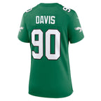 Jordan Davis Philadelphia Eagles Nike Women's Alternate Game Jersey - Kelly Green