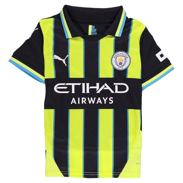 Manchester City Puma Youth 2024/25 Away Replica Custom Jersey - Navy