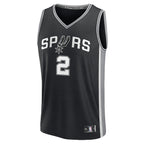 Dylan Harper San Antonio Spurs  2025 NBA Draft First Round Pick Fast Break Replica Jersey - Icon Edition - Black