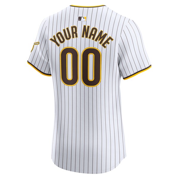San Diego Padres Nike Home Elite Custom Jersey - White