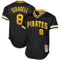 Willie Stargell Pittsburgh Pirates Cooperstown Collection Big & Tall Mesh Batting Practice Jersey - Black