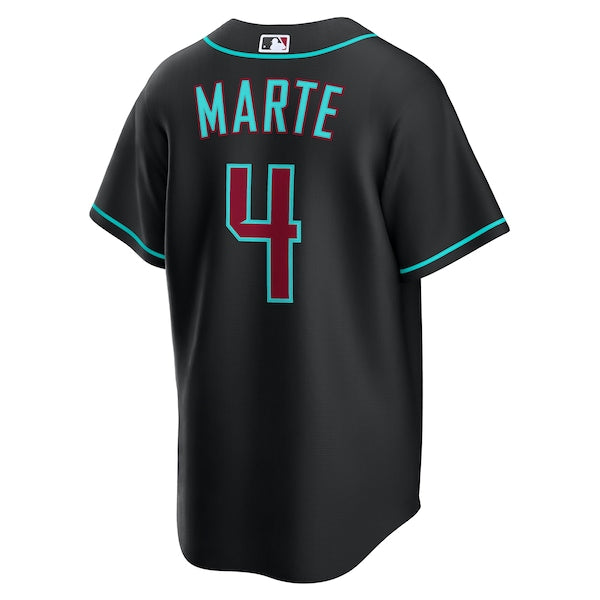 Ketel Marte Arizona Diamondbacks Nike Alternate Replica Jersey - Black/Crimson