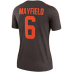 Baker Mayfield Cleveland Browns Nike Women's Alternate Legend Jersey - Brown