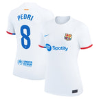 Pedri Barcelona Nike Women's 2023/24 Away Replica Jersey - White