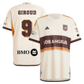 Olivier Giroud LAFC adidas 2024 Archive Authentic Jersey - Tan