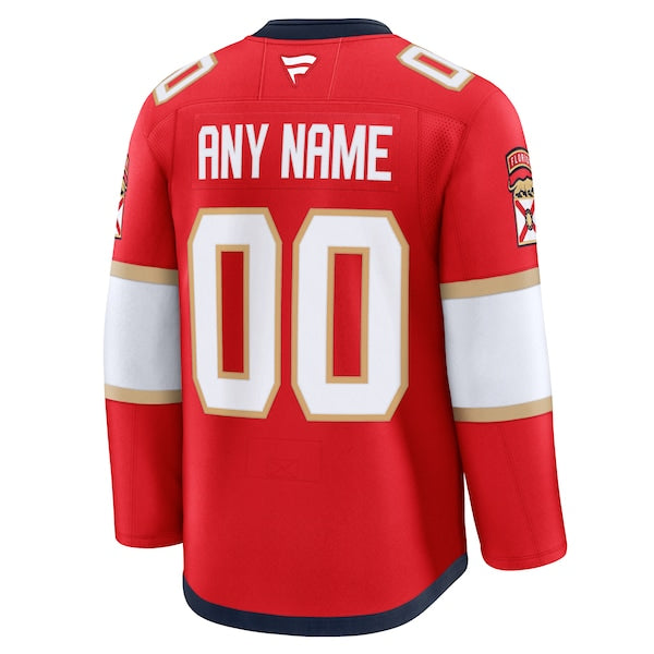 Florida Panthers  Home Premium Custom Jersey - Red