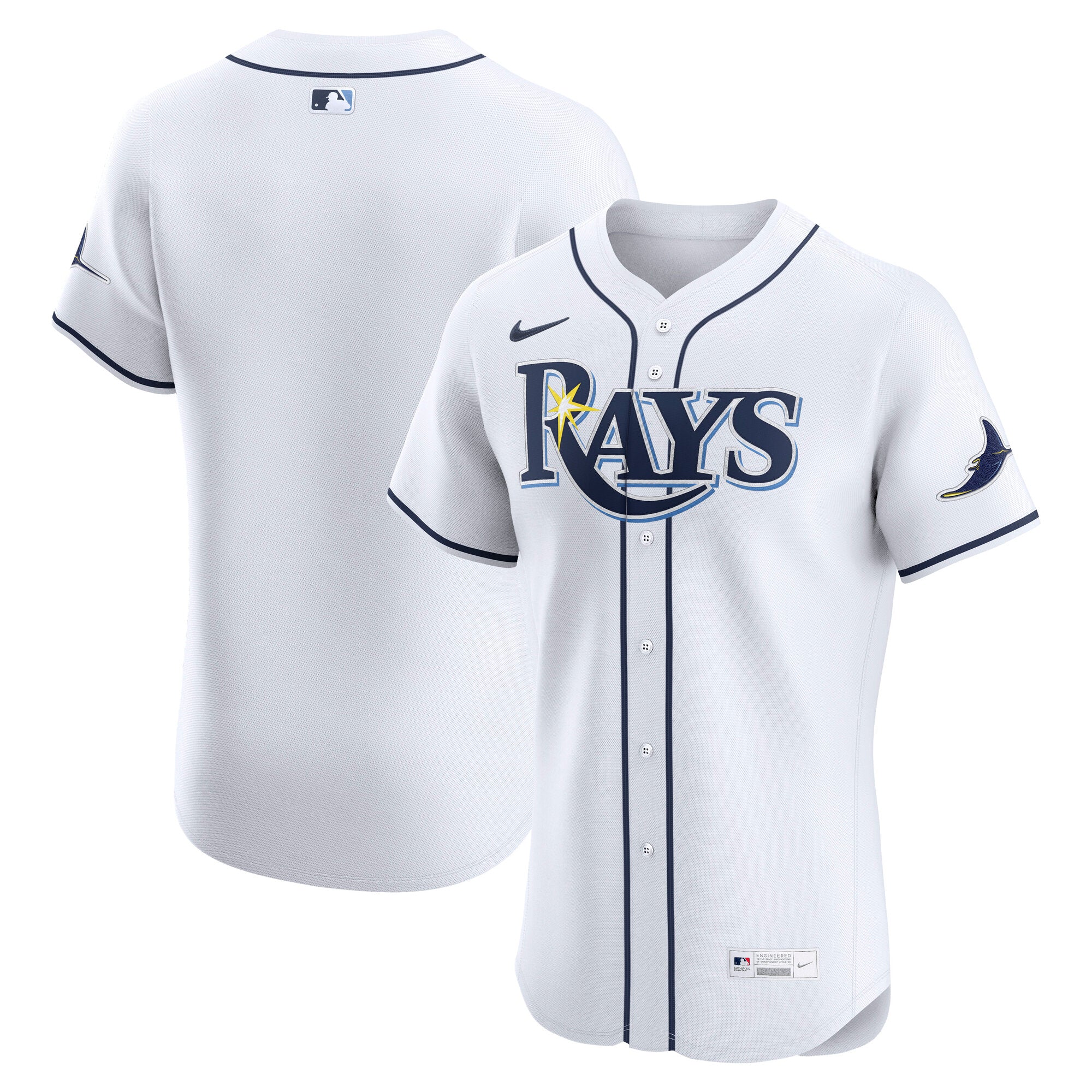 Tampa Bay Rays Nike Alternate Elite Jersey - Light Blue/White