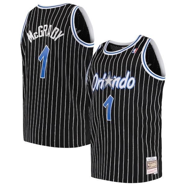 Tracy McGrady Orlando Magic 2003/04 Big & Tall Hardwood Classics Swingman Jersey - Black/Blue