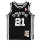 Tim Duncan San Antonio Spurs Preschool 1998/99 Hardwood Classics Throwback Team Jersey - Black