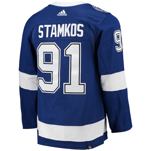 Steven Stamkos Tampa Bay Lightning adidas Home Primegreen Authentic Player Jersey - Blue/White