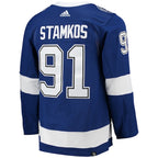 Steven Stamkos Tampa Bay Lightning adidas Home Primegreen Authentic Player Jersey - Blue/White