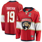 Matthew Tkachuk Florida Panthers  2025 Stanley Cup Champions Breakaway Jersey - Red