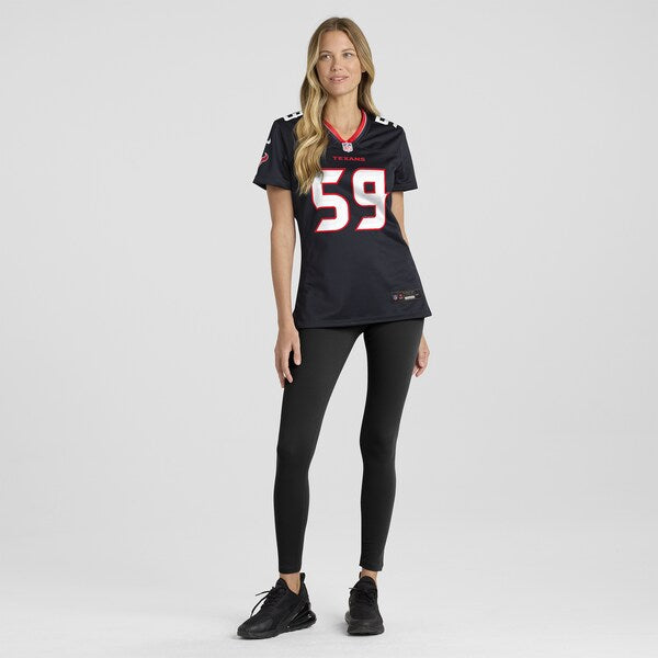Kingsley Jonathan Houston Texans Nike Women's Team Game Jersey -  Navy