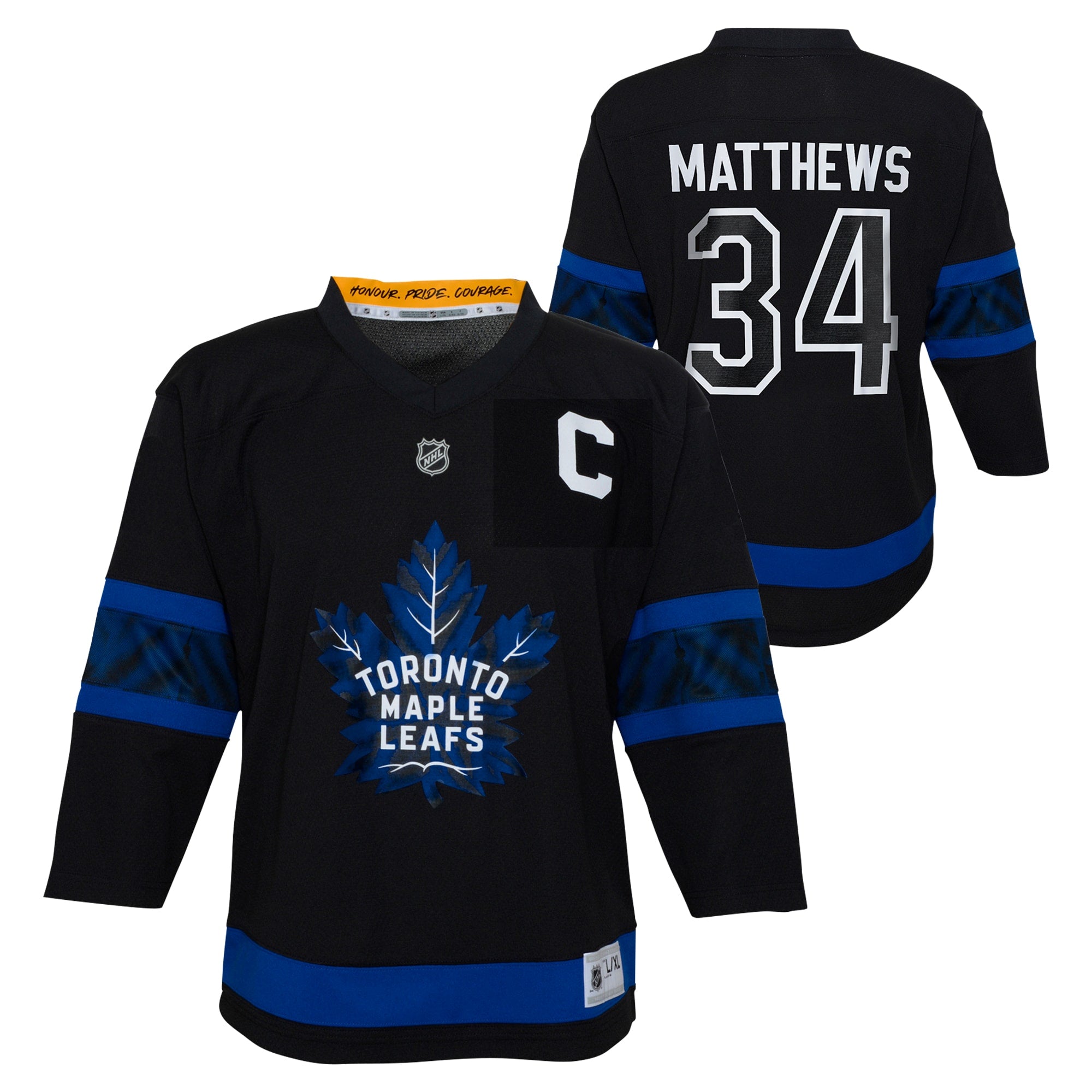Auston Matthews Toronto Maple Leafs Youth Home Replica Player Jersey - Blue/Black