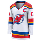 Nico Hischier New Jersey Devils  Women's Captain Patch Special Edition 2.0 Breakaway Player Jersey - White