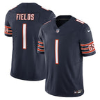 Justin Fields Chicago Bears Nike Vapor F.U.S.E. Limited Jersey - Navy/Orange/White