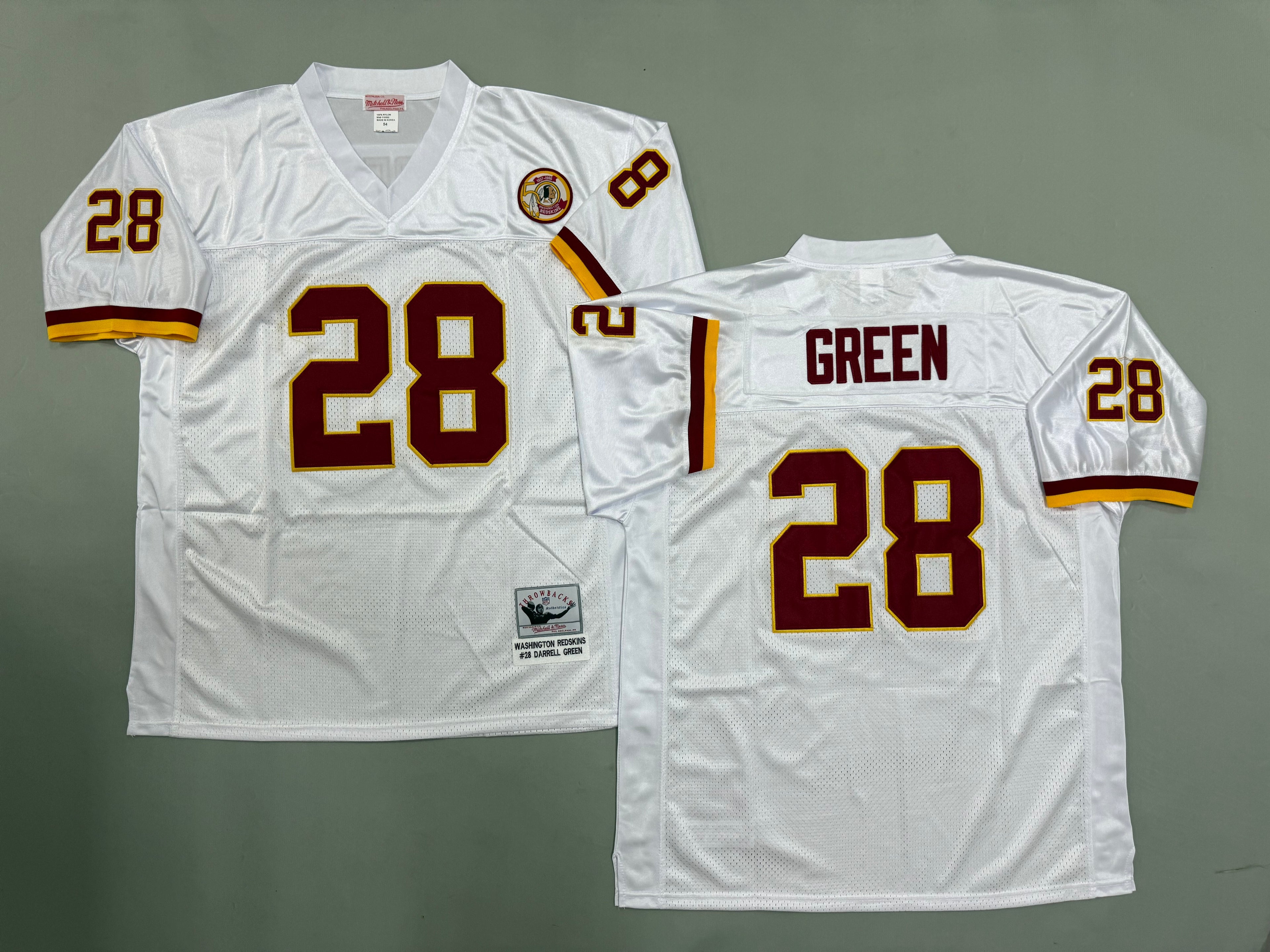 Darrell Green Washington Redskins Authentic Throwback Retired Player Jersey