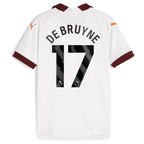 Kevin De Bruyne Manchester City Puma Youth 2023/24 Away Replica Jersey - White